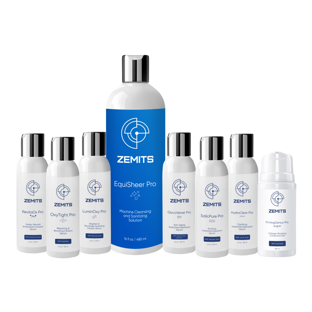 HydroDermabrasion & Infusion Pro Serums Set, Small 4 oz, 8 pcs