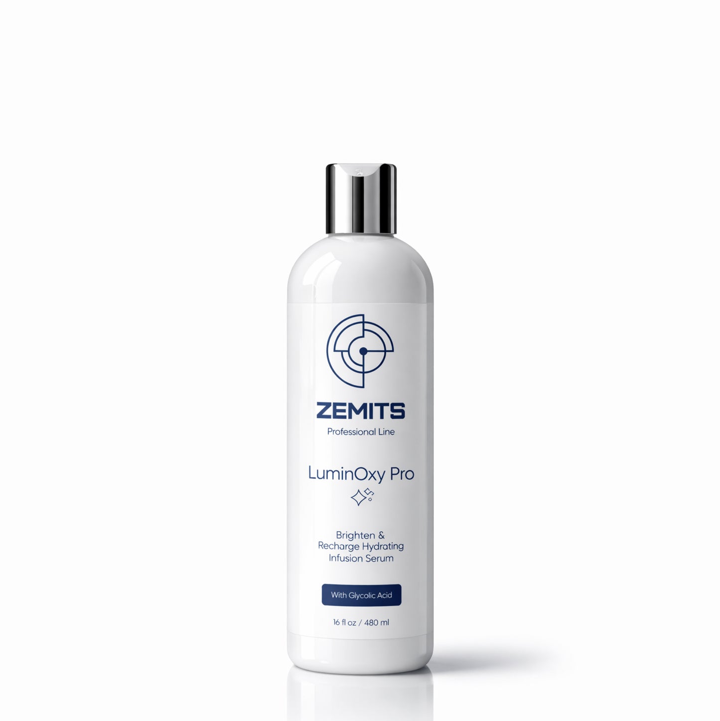 Zemits LuminOxy Pro Brighten & Recharge Hydrating Infusion Serum with Glycolic Acid, 16 fl oz
