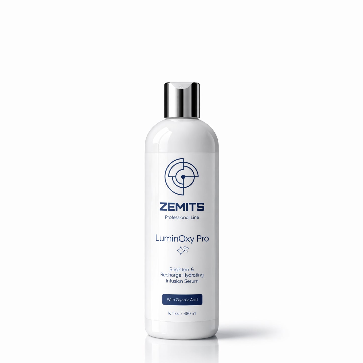 Zemits LuminOxy Pro Brighten & Recharge Hydrating Infusion Serum with Glycolic Acid, 16 fl oz