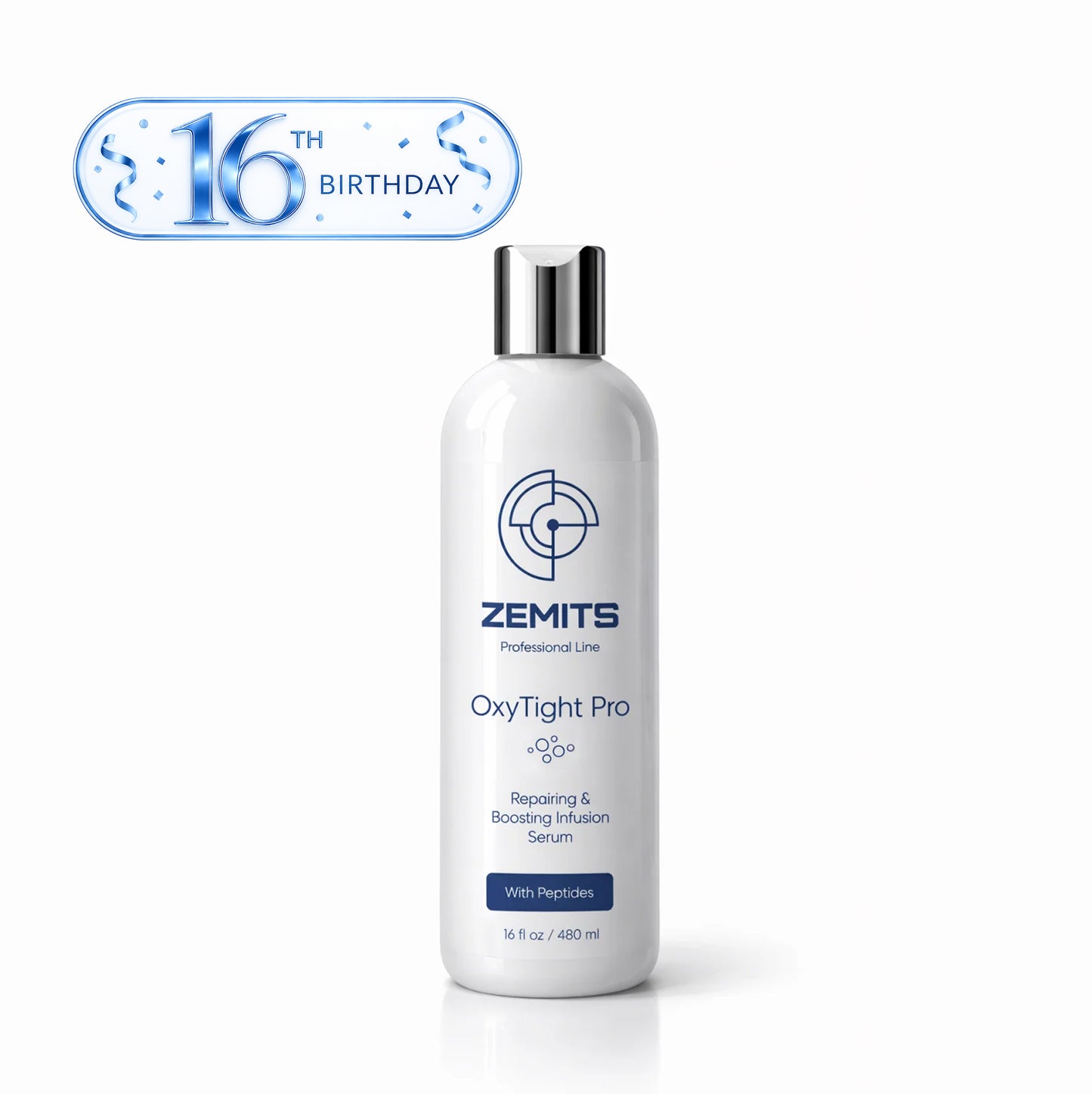Zemits OxyTight Pro Repairing & Boosting Infusion Serum with Peptides, 16 fl oz