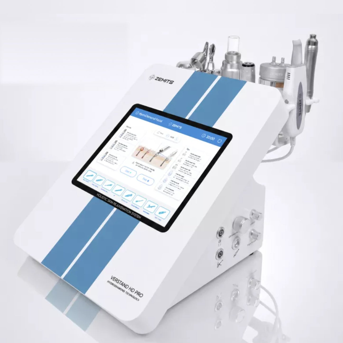 Zemits Verstand HD Pro High-Tech 8-in-1 HydroDiamond® Platform