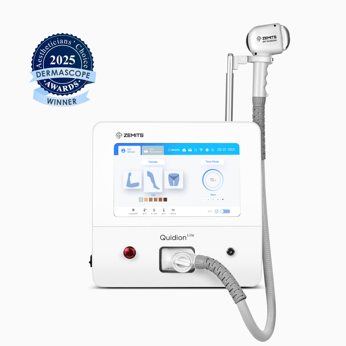 Zemits Quidion Lite Pro Diode Laser for Hair Removal