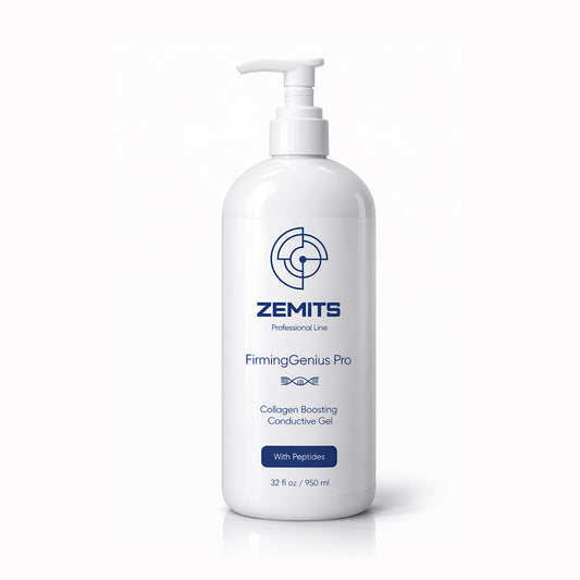 Zemits FirmingGenius Pro Collagen Boosting Conductive Gel with Peptides, 32 oz