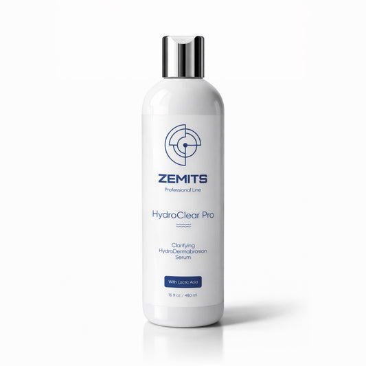 Zemits HydroClear  Pro Clarifying HydroDermabrasion Serum with Lactic Acid, 16 fl oz