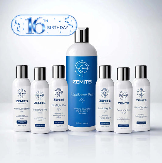 HydroDermabrasion & Infusion Pro Serums Set, Small 4 oz, 7 pcs