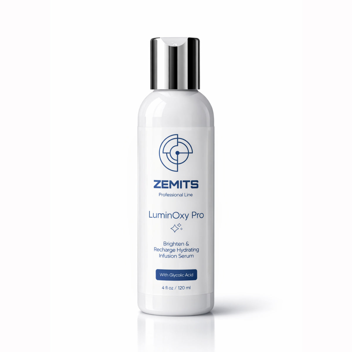 Zemits LuminOxy  Pro Brighten & Recharge Hydrating Infusion Serum with Glycolic Acid, 4 fl oz