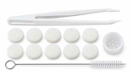 Tweezers and Foam Vacuum-Filter Set