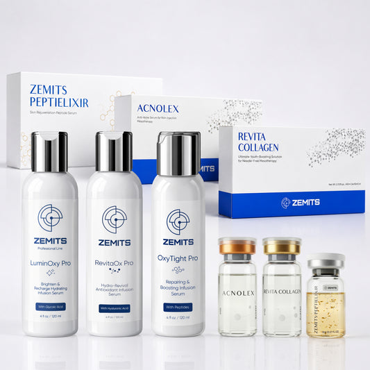 Zemits OxiVelour PRO Oxygen & Meso Starter Serum Pack