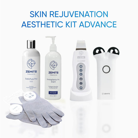 Kit Estético para Rejuvenescimento da Pele Zemits