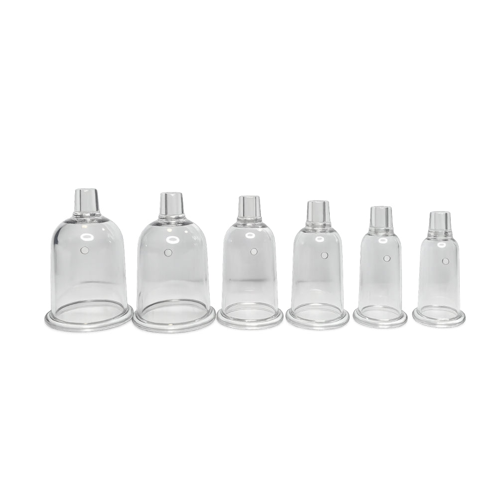 Glass Caps for the Vacuum Massage for DermeLuxx Ultra