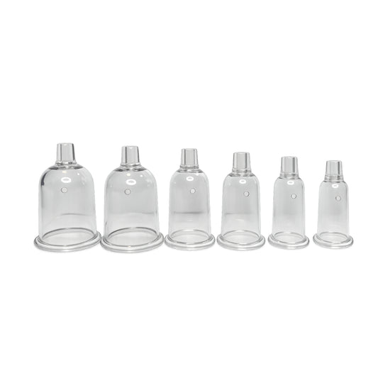 Glass Caps for the Vacuum Massage for DermeLuxx Ultra