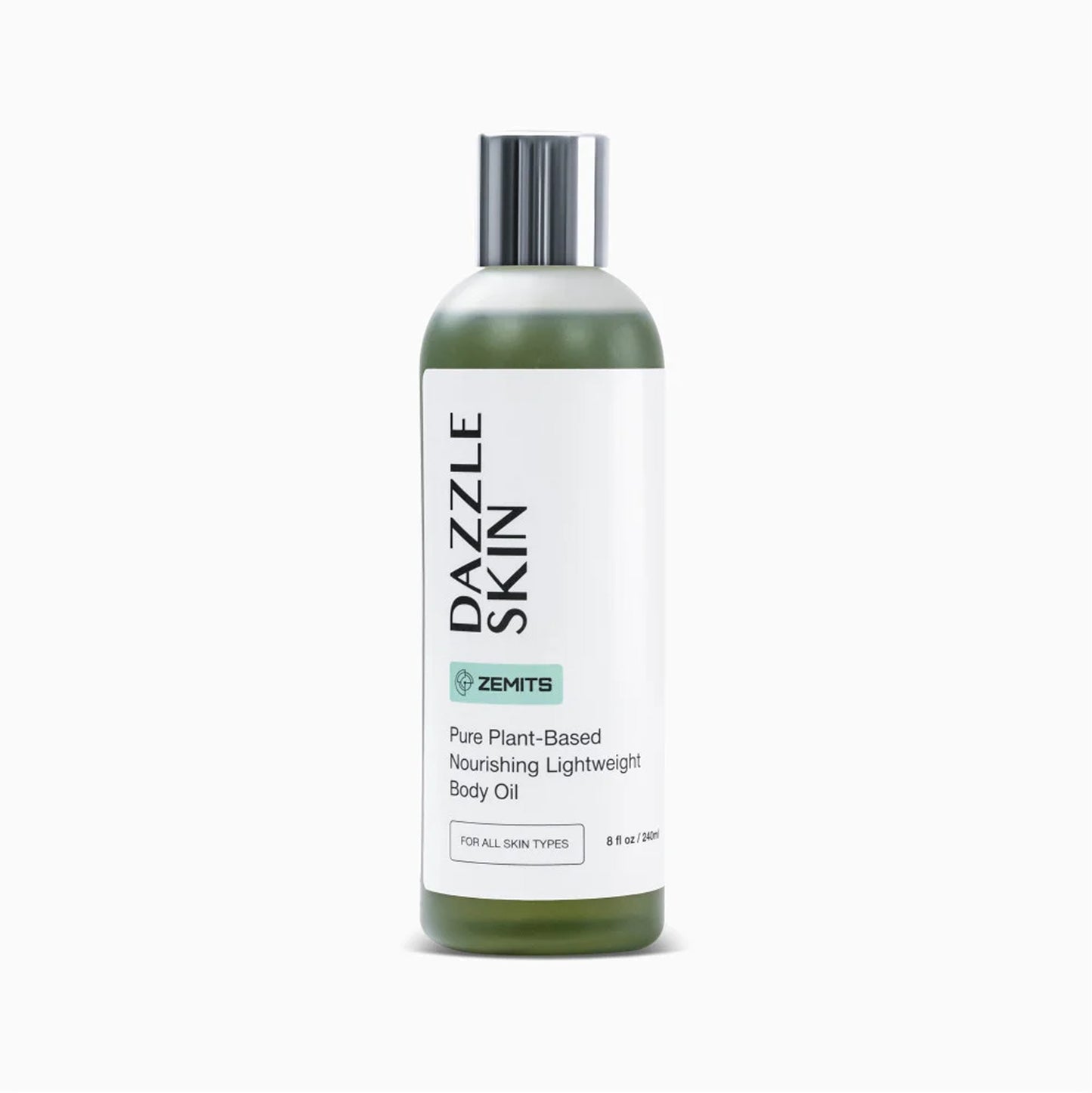 Zemits DazzleSkin Pure Plant-Based Nourishing Massage Oil, 8 fl oz