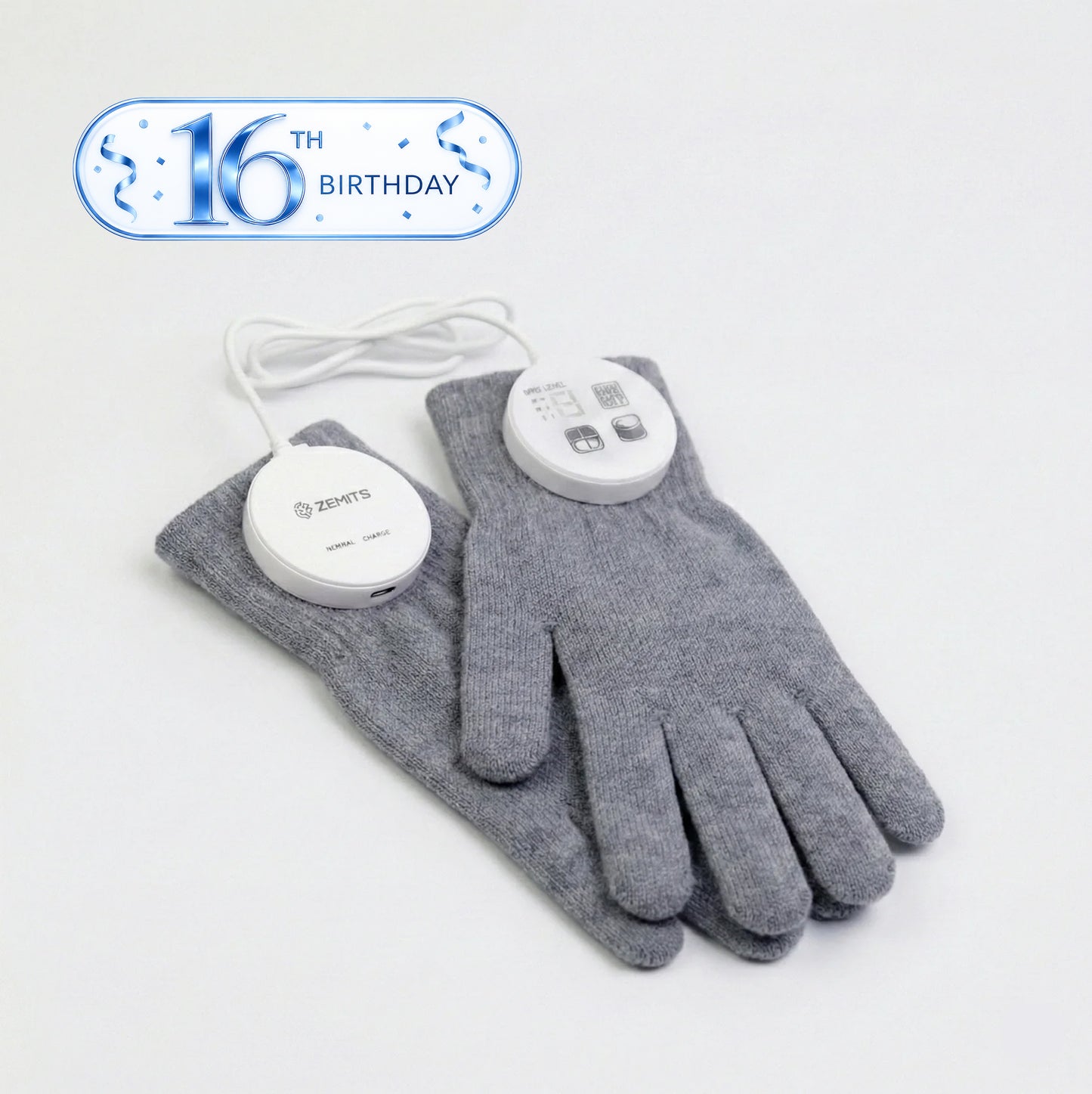 Luvas de microcorrente Zemits ElastiStrom 