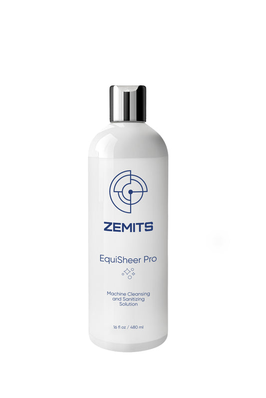 Solução de limpeza e higienização de máquina Zemits EquiSheer PRO, 16 fl oz 