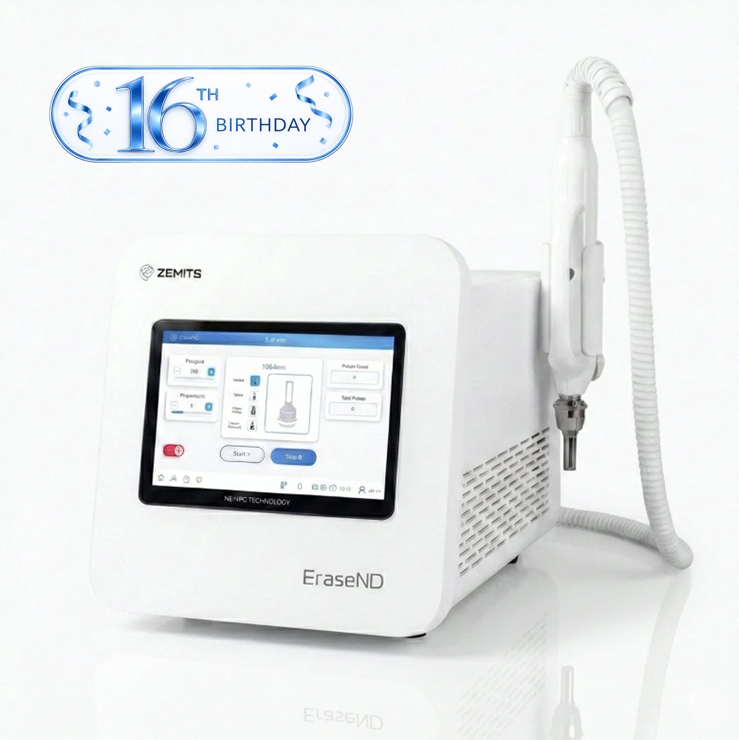 Zemits EraseND Tattoo Removal, PMU, Carbon Peel