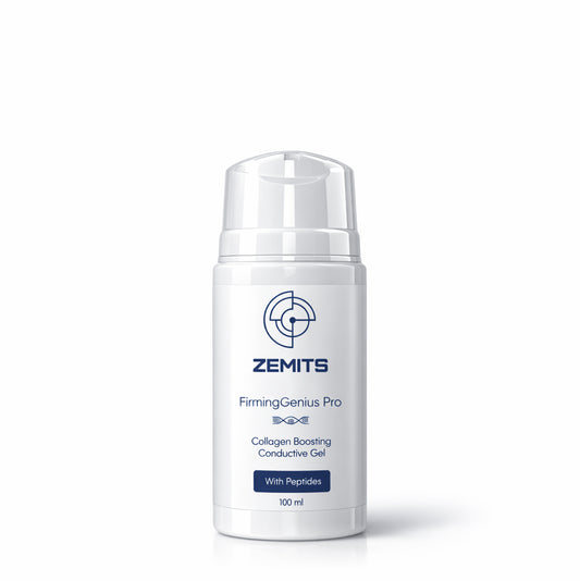 Zemits FirmingGenius Pro Gel conductor potenciador de colágeno con péptidos, 100 ml