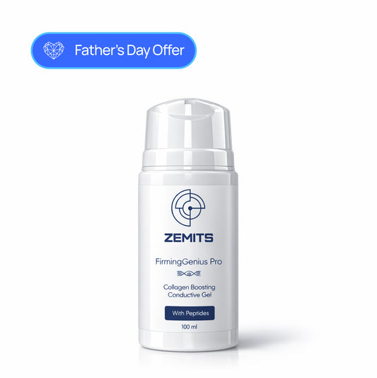 Zemits FirmingGenius Pro Gel conductor potenciador de colágeno con péptidos, 100 ml