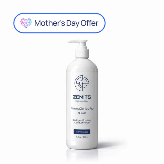 Zemits FirmingGenius Pro  Collagen Boosting Conductive Gel with Peptides, 16  oz