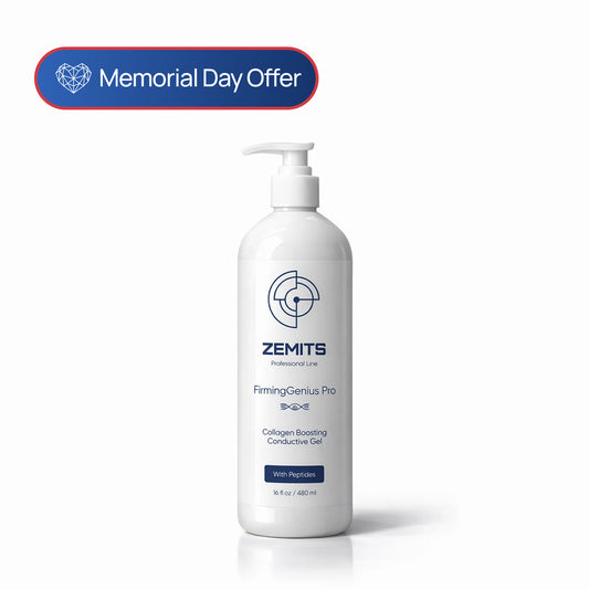 Zemits FirmingGenius Pro  Collagen Boosting Conductive Gel with Peptides, 16  oz