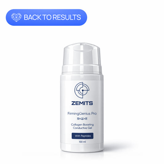 Zemits FirmingGenius Pro Collagen Boosting Gel Condutor com Peptídeos, 100 ml