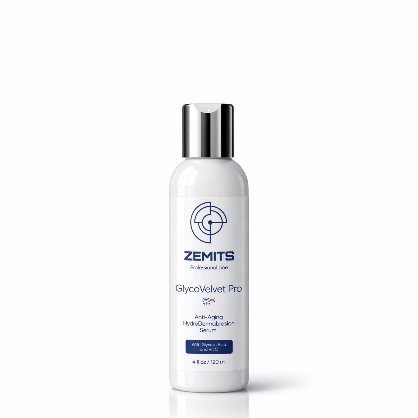 Zemits GlycoVelvet Pro  HydroDermabrasion Serum with Glycolic Acid and Vitamin C, 4 FL OZ