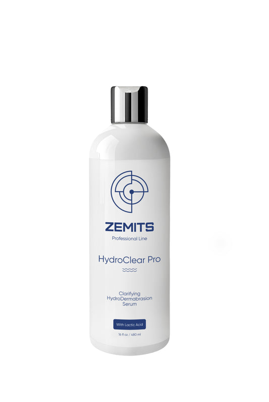 Zemits HydroClear  Pro Clarifying HydroDermabrasion Serum with Lactic Acid, 16 fl oz
