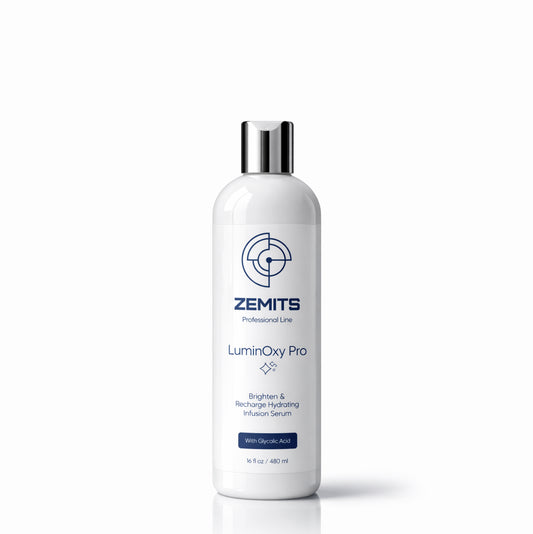 Zemits LuminOxy  Pro Brighten & Recharge Hydrating Infusion Serum with Glycolic Acid, 16 fl oz