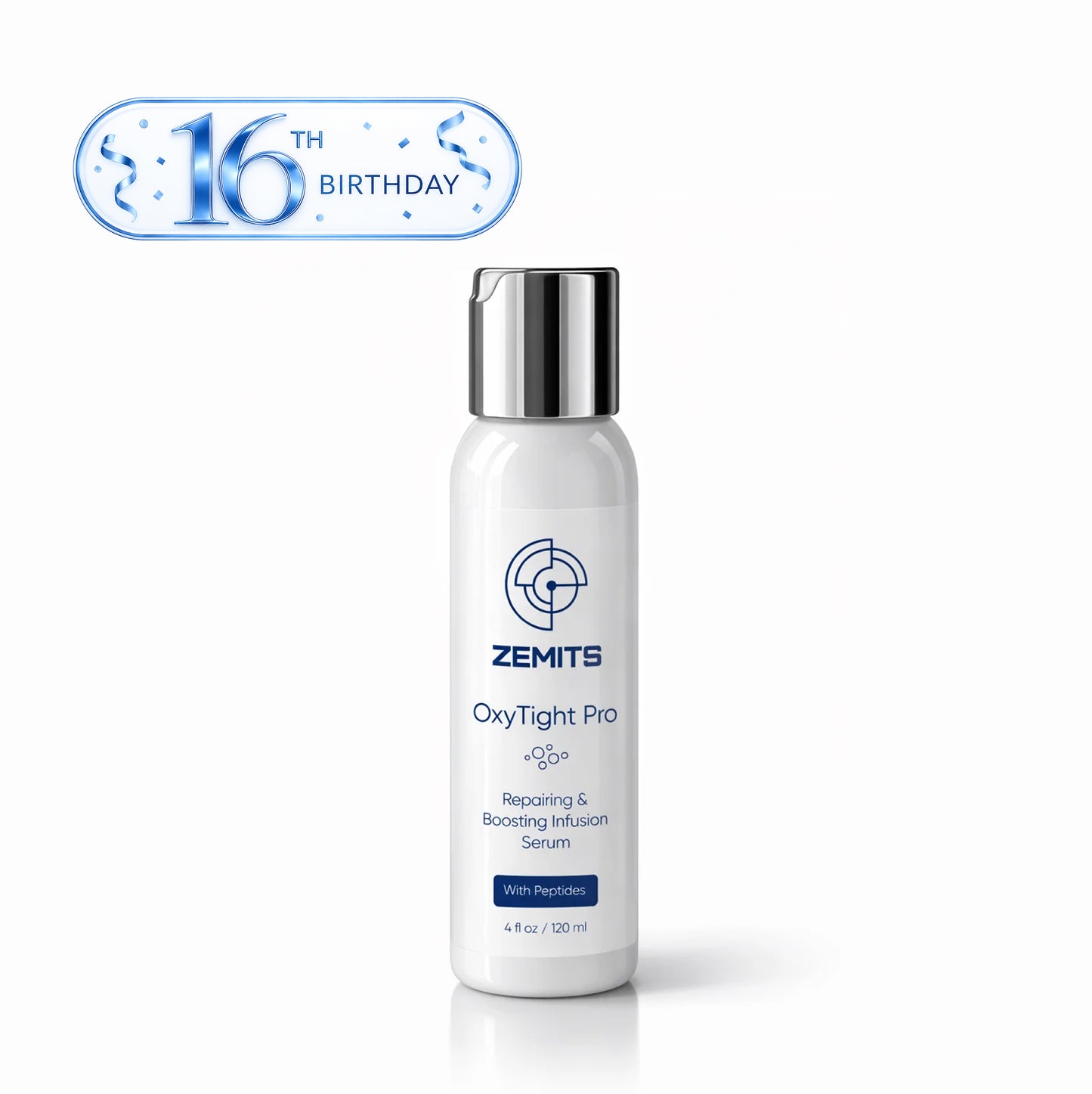Zemits OxyTight Pro Repairing & Boosting Infusion Serum with Peptides, 4 fl oz