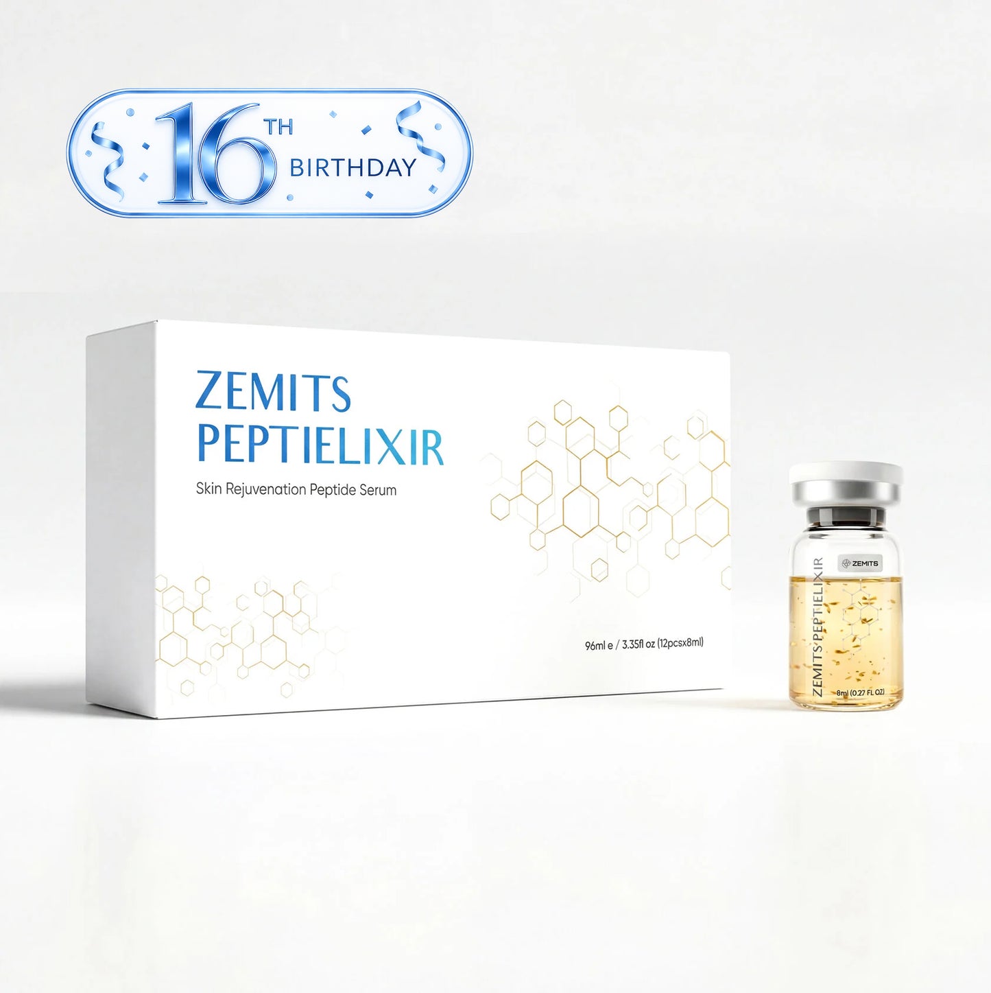 Zemits PeptiElixir Peptide Serum for Needle-Free Mesotherapy