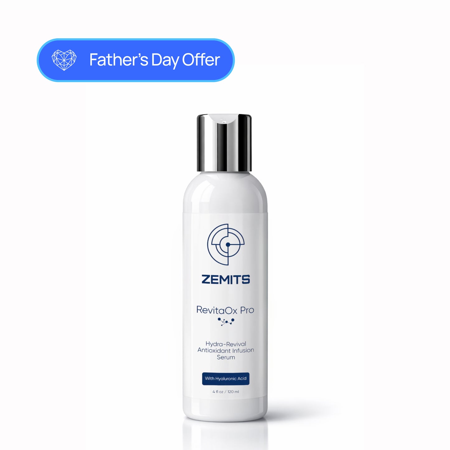 Zemits RevitaOx Pro  Hydro-Revival Antioxidant Infusion Serum with Hyaluronic Acid, 4 fl oz