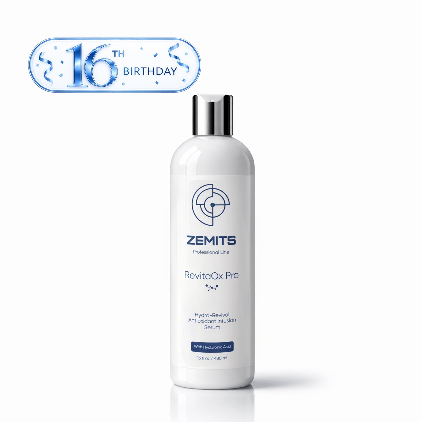 Zemits RevitaOx Pro  Hydro-Revival Antioxidant Infusion Serum with Hyaluronic Acid, 16 fl oz
