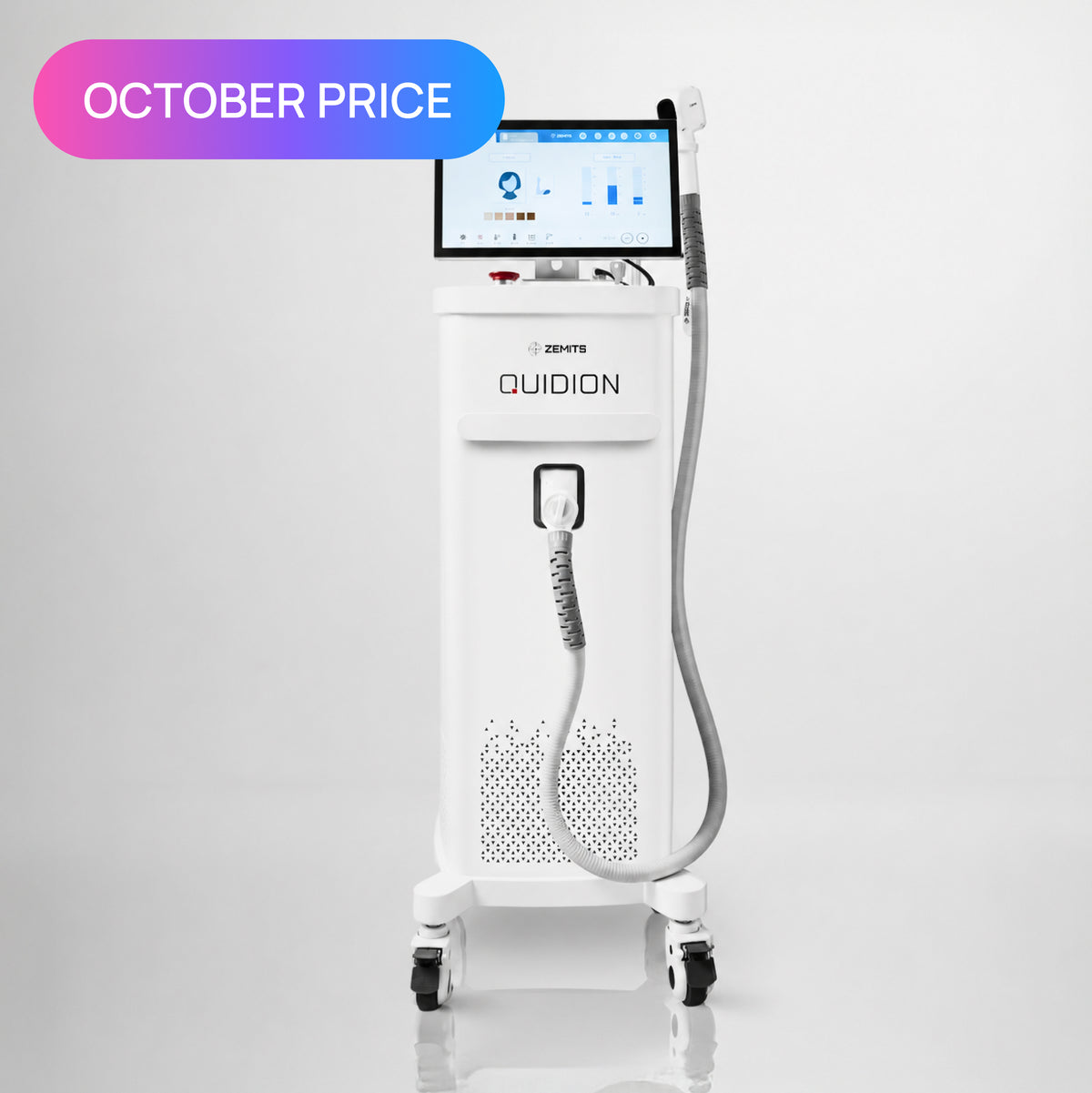 Zemits Quidion NG Laser Hair Removal: Ice-cold comfort. Professional precision. Predictable results
