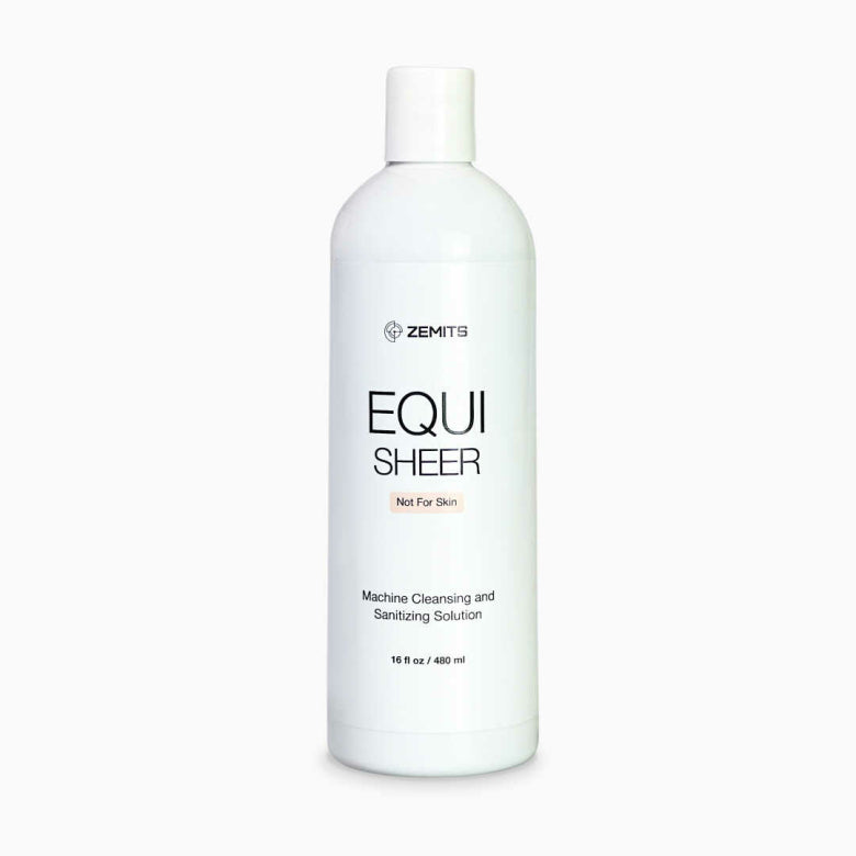 Solução de limpeza e higienização de máquina Zemits EquiSheer, 16 fl oz