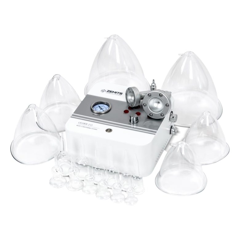 Zemits Leger 2.0 Vacuum Cupping System with XXL Cups in Set